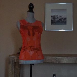 Custo Barcelona orange mesh St Tropez girl